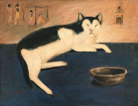 Zoltán Gábor_Portret Muse_1988_akril-olje-platno_46x60cm